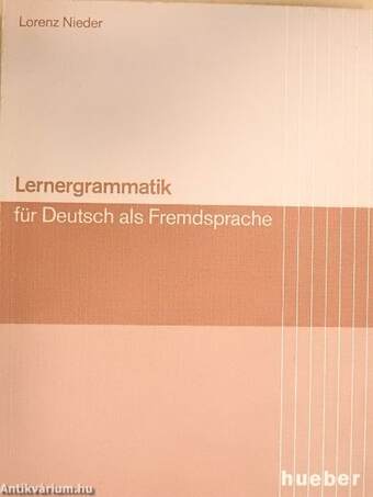 Lernergrammatik für Deutsch als Fremdsprache