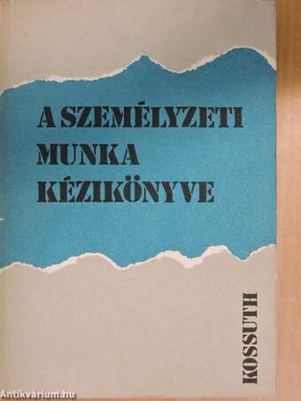 A személyzeti munka kézikönyve