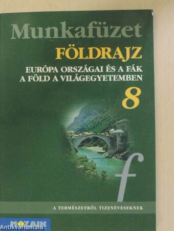 Földrajz munkafüzet 8.