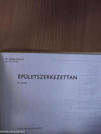 Épületszerkezettan IV.