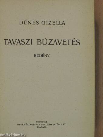 Tavaszi búzavetés