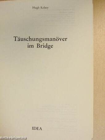 Täuschungsmanöver im Bridge