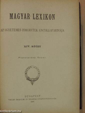 Magyar Lexikon XIV. (töredék)