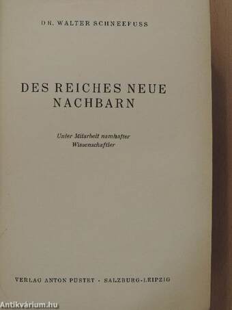 Des Reiches neue Nachbarn