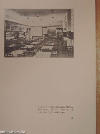 A világítástechnikai állomás működése és a világítástechnika általános fejlődése 1933/34-ben