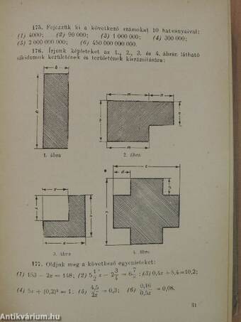 Algebrai feladatok gyűjteménye I-II.