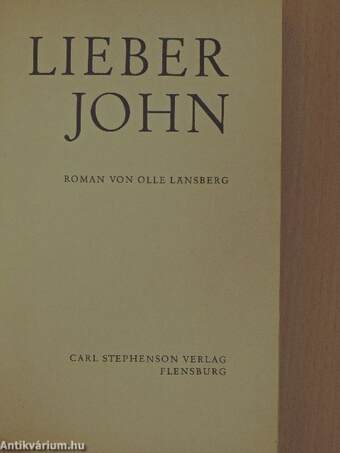 Lieber John