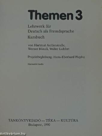 Themen 3 - Kursbuch/Arbeitsbuch