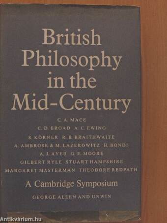 British Philosophy in the Mid-Century