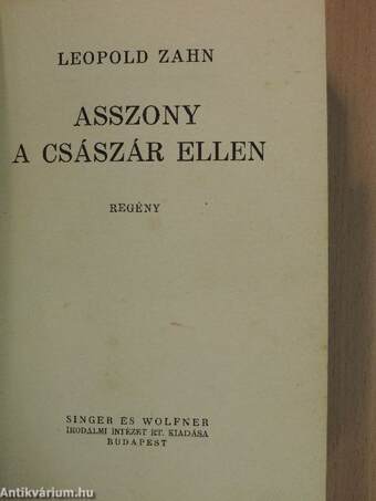 Asszony a császár ellen