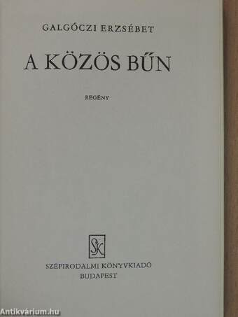 A közös bűn