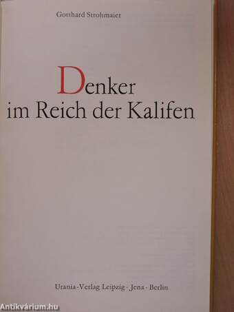 Denker im Reich der Kalifen