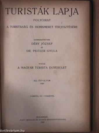 Turisták Lapja 1928-1929. január-december