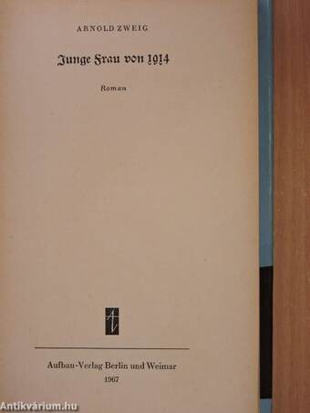 Junge Frau von 1914