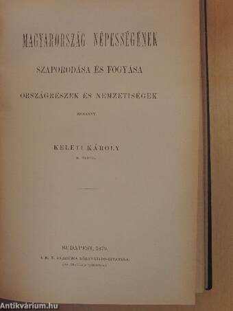 Értekezések a társadalmi tudományok köréből V/1-9.