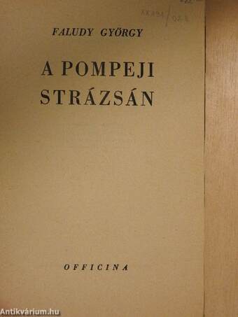 A pompeji strázsán