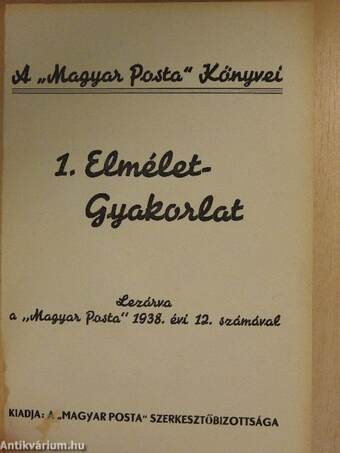 A "Magyar Posta" Könyvei 1.