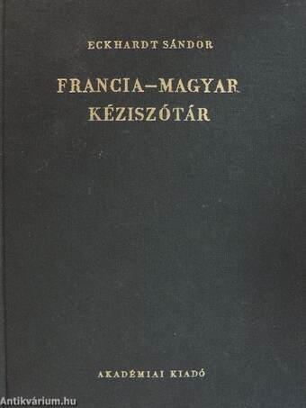 Francia-magyar kéziszótár 