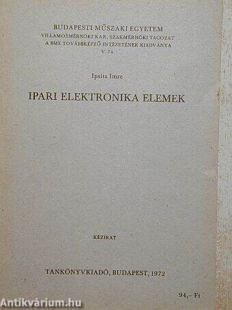 Ipari elektronika elemek