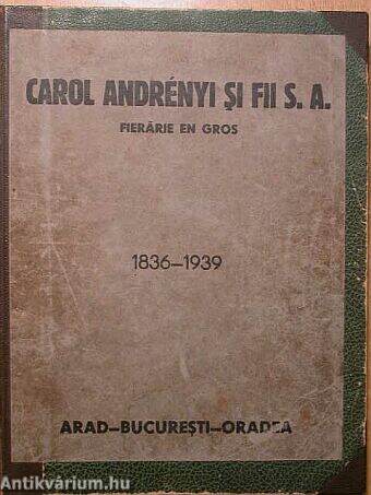 Carol Andrényi Si Fii. S. A. Fierarie en gros