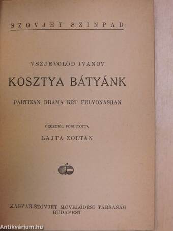 Kosztya bátyánk