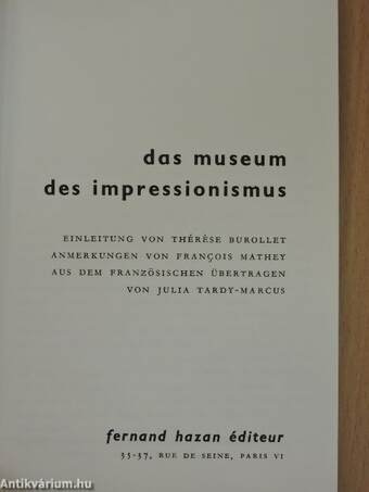 Das Museum des Impressionismus in Paris