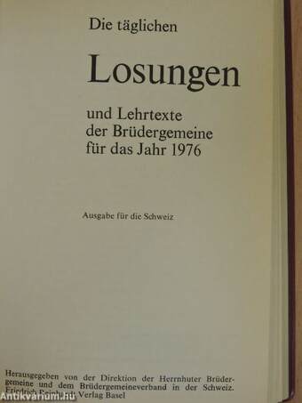 Losungen 1976