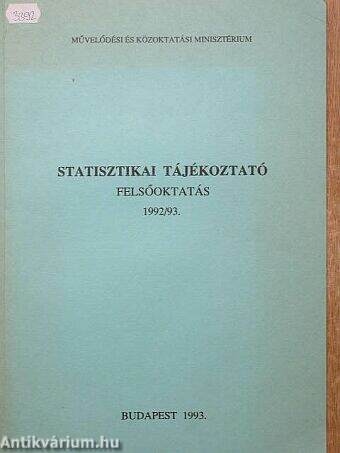 Statisztikai tájékoztató