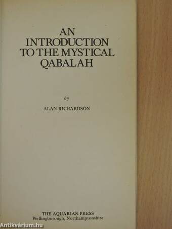 An introduction to the mystical qabalah