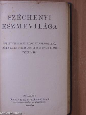 Széchenyi eszmevilága