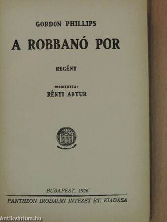 A robbanó por