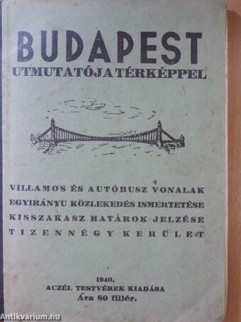 Budapest utmutatója térképpel