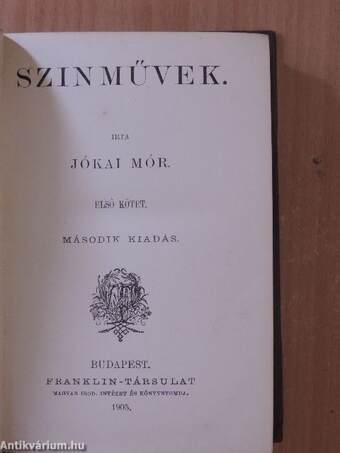 Szinművek I-III. 