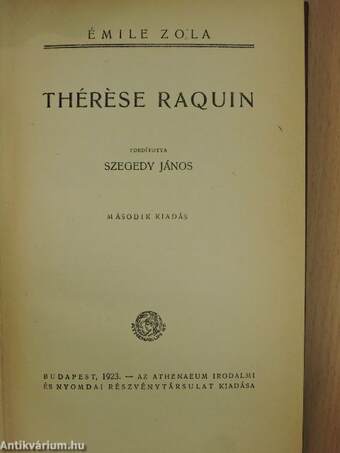 Thérése Raquin