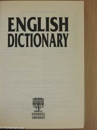 English Dictionary