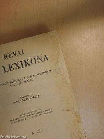 Révai kis lexikona A-Z