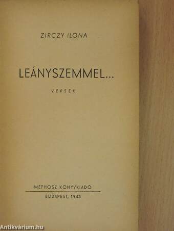 Leányszemmel...