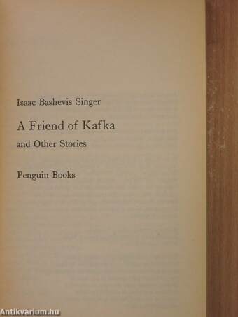 A Friend of Kafka