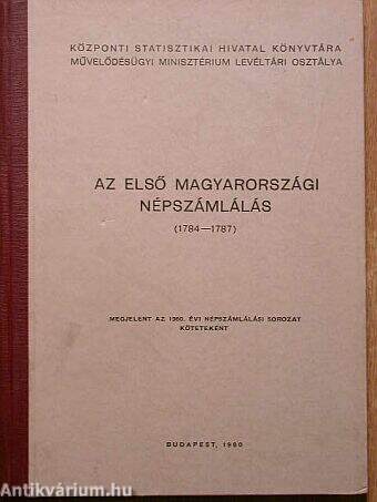 Az első magyarországi népszámlálás