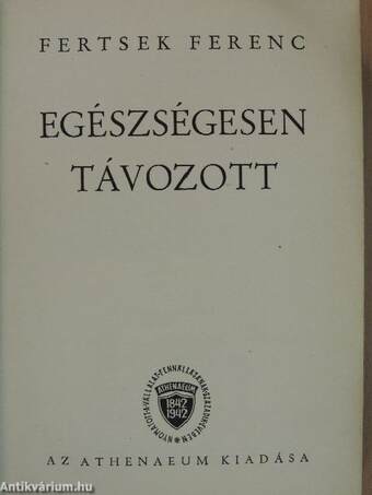 Egészségesen távozott