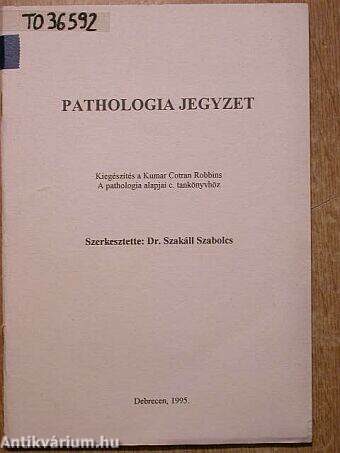 Pathologia jegyzet