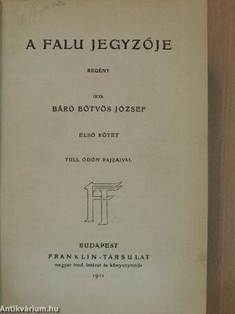 A falu jegyzője I-II.