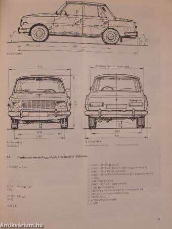 Javítási kézikönyv Wartburg 353 W típusú személygépkocsihoz