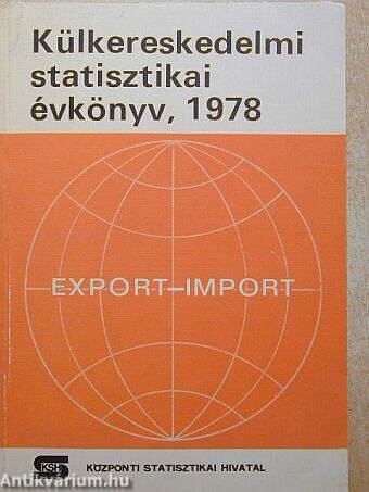 Külkereskedelmi statisztikai évkönyv 1978