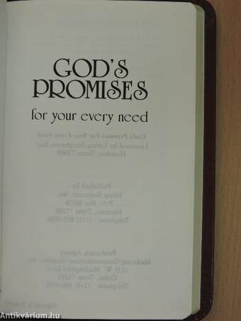 God's Promises for your every need