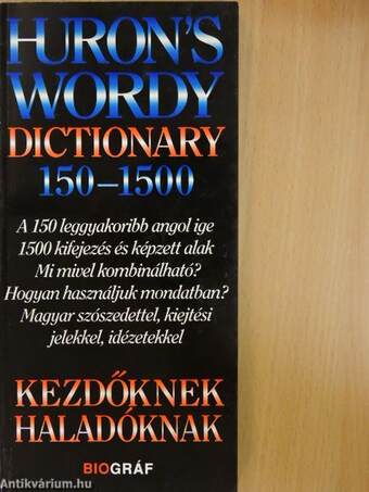 Huron's Wordy Dictionary 150-1500