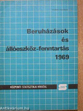 Beruházások és állóeszköz-fenntartás 1969