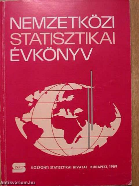 Nemzetközi statisztikai évkönyv 1989