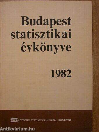 Budapest statisztikai évkönyve 1982
