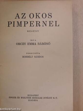 Az okos Pimpernel